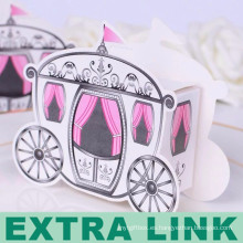 Tarjeta blanca FSC fabrica cajas de dulces creativas en forma de coche